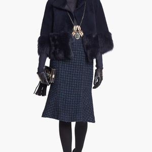 Tory Burch Sloane Tweed Skirt